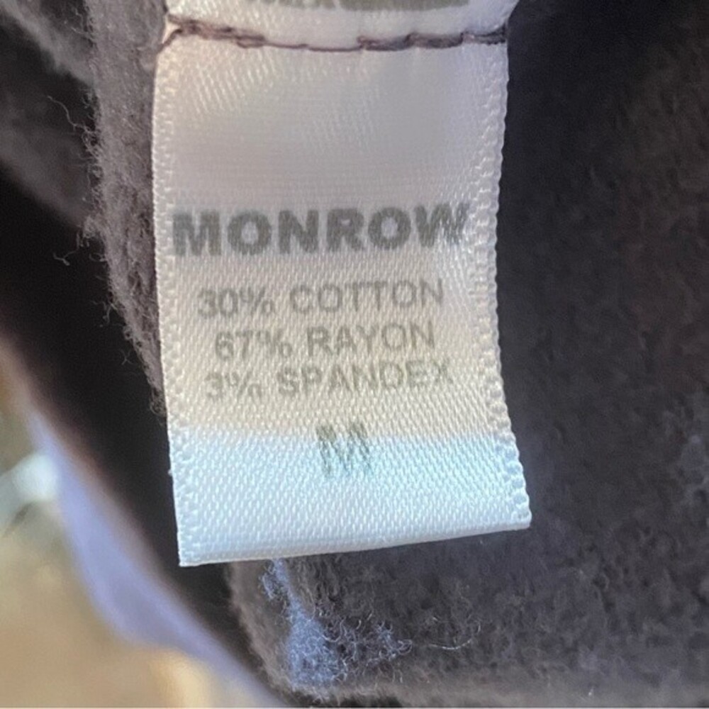 Monrow- Gray/Red/Leopard Print Matching Hoodie & … - image 5